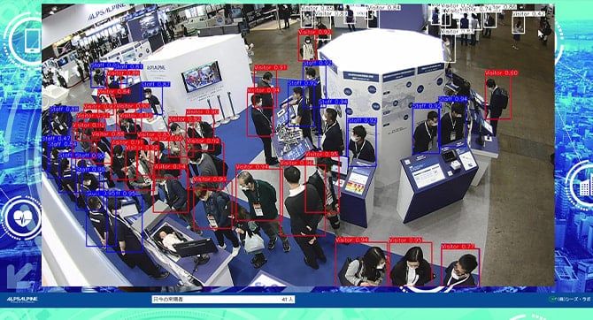 イベント会場での人流計測